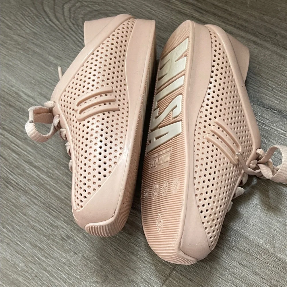 Mini Melissa Girls Pink Sneakers - Picture 3 of 6